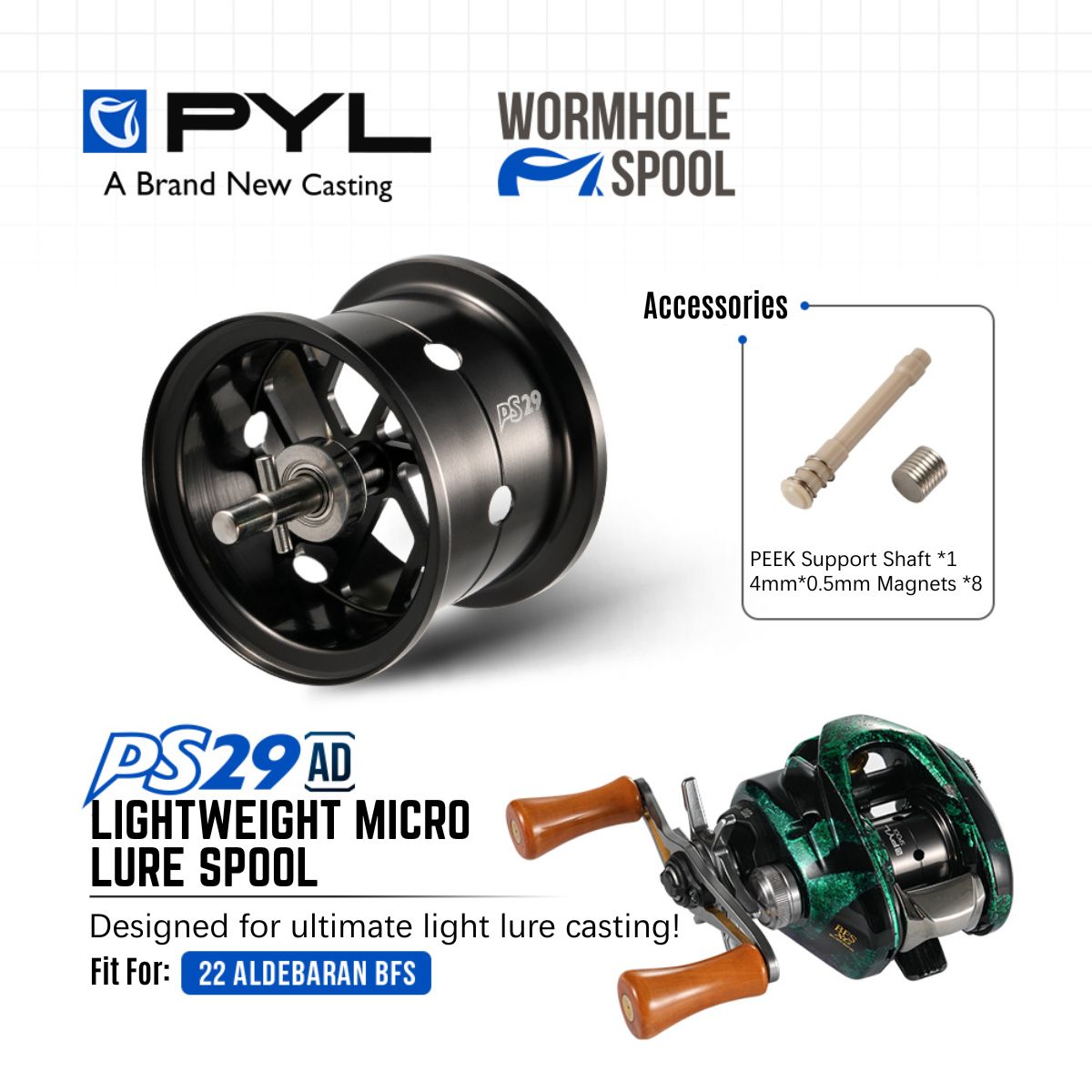 Reel Spare Spool - SZPULA Modyfikowana PYL PS29 AD do